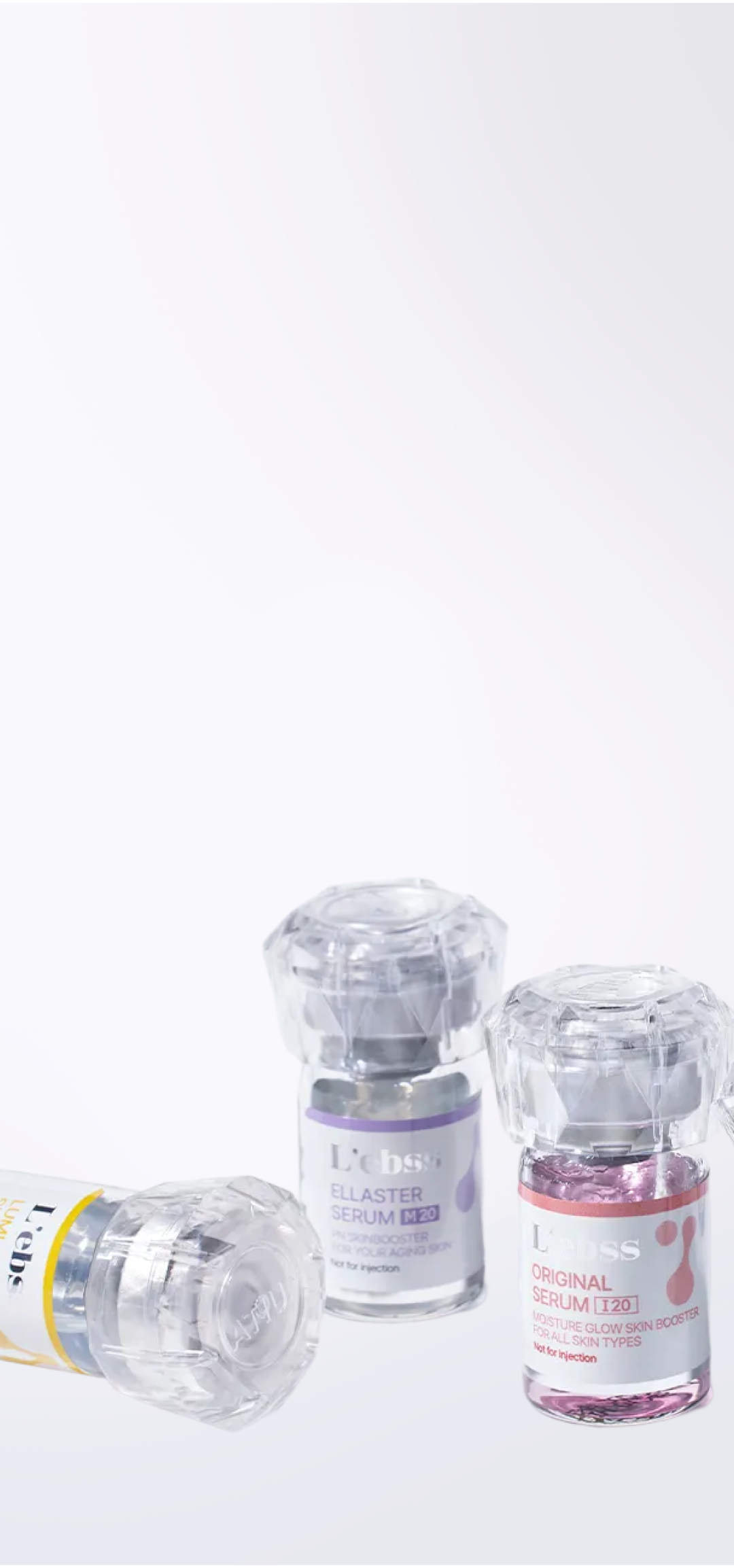 エレベスの美容液ボトルのクローズアップ写真