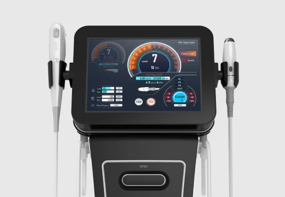 リフテラ2の医療機器本体と操作画面