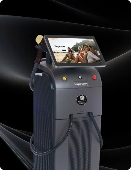 Soprano Titaniumレーザー脱毛器の本体